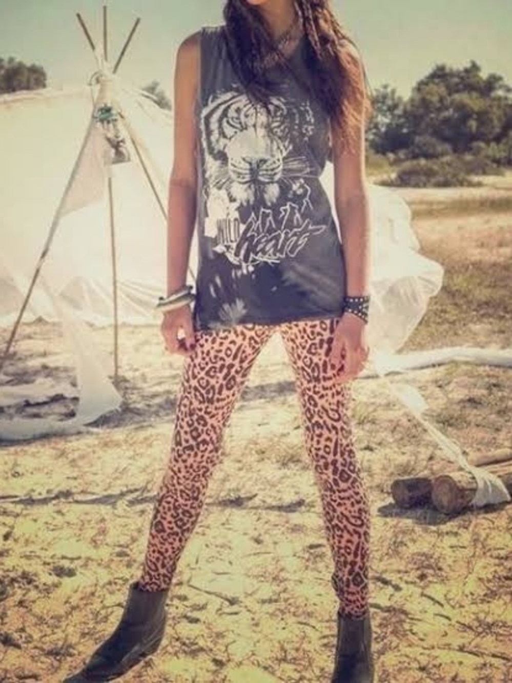 Spell Wildcat Leopard Leggings